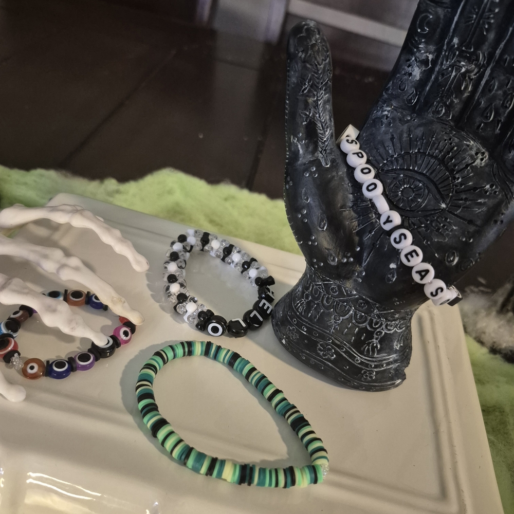 Colorful Beaded Bracelets Set